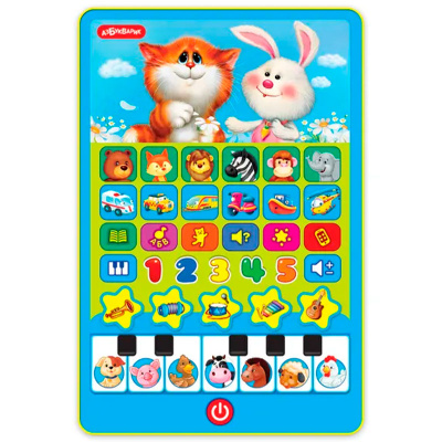 Игровой планшетик Мои друзья зверята Азбукварик 3377 1